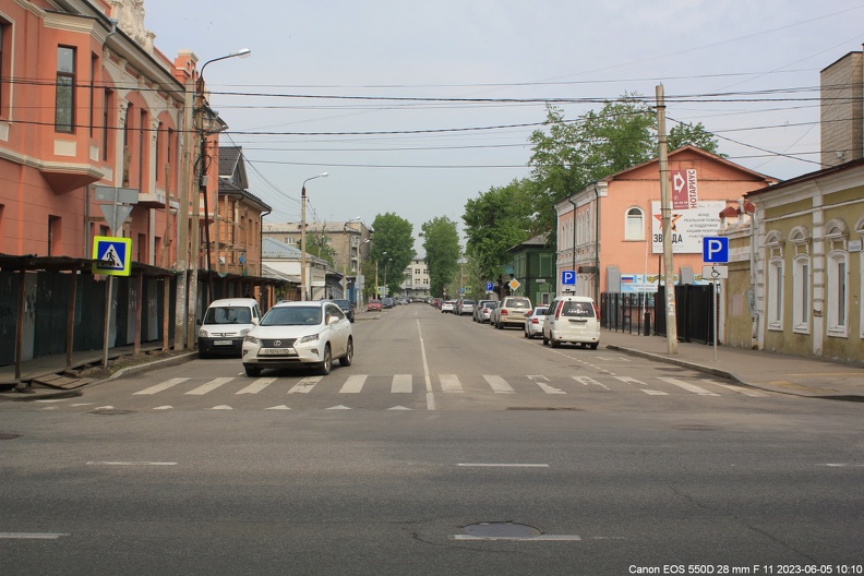 Улица Каландаришвили в 2023 году