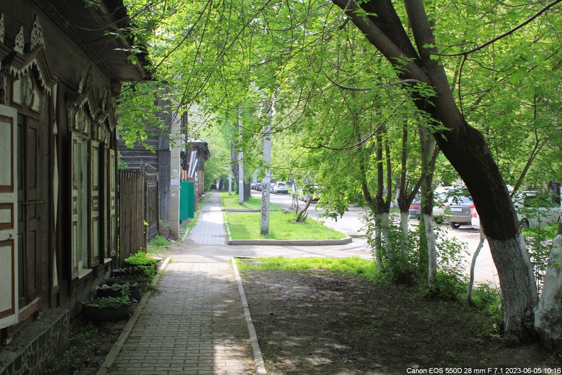 Улица Бабушкина летом 2023 года