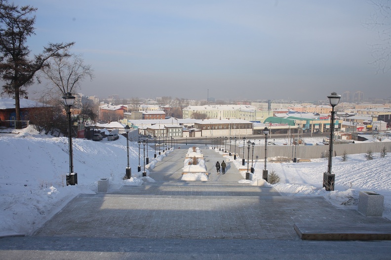 Иркутская потёмкинская лестница 2019