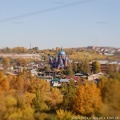 Казанская церковь осенью на Lensbaby
