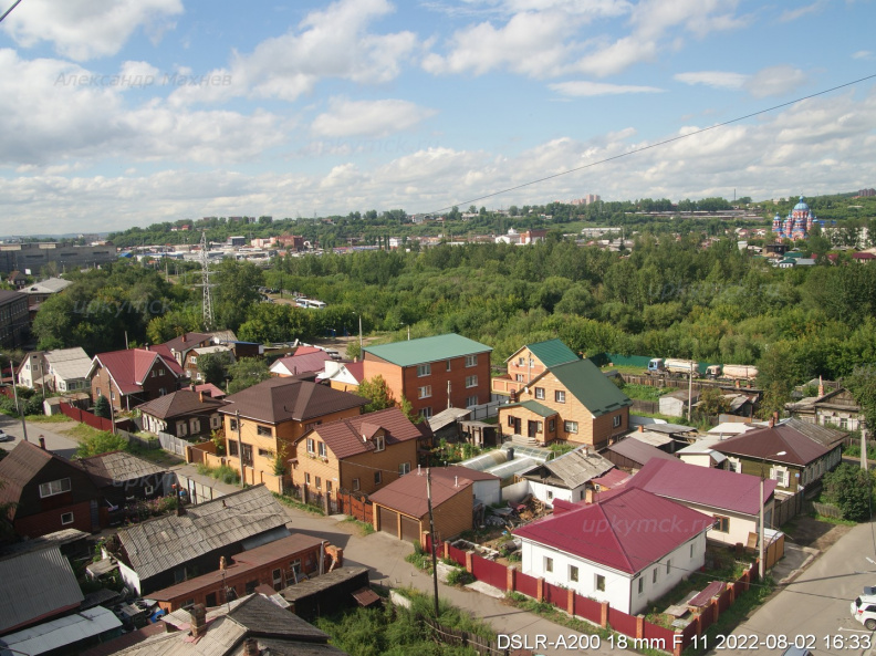 Современный частный сектор на месте нахаловки