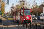 Трамвай № 172 пересёк улицу Энгельса