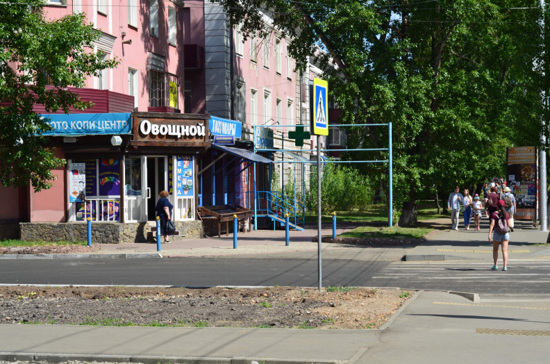 Овощной на углу Красногвардейской в 2019 году