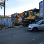 Экскаватор на Софье Перовской