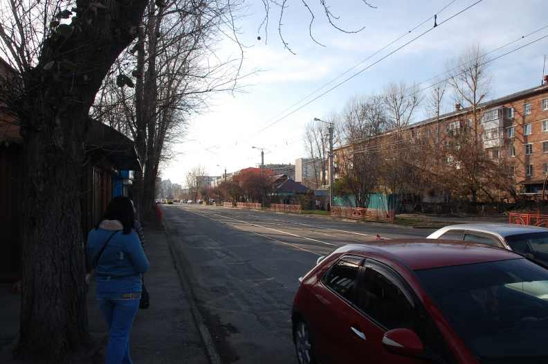 Улица Волжская вид от Карла Либкнехта