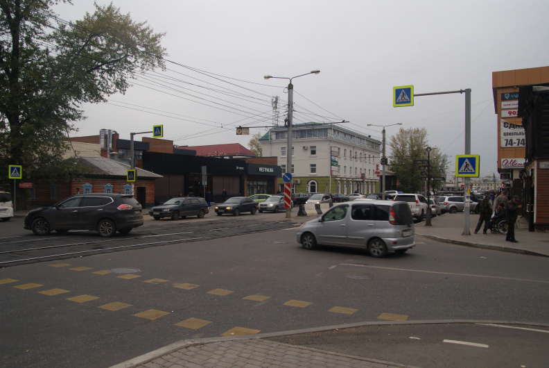 Перекрёсток Горной и Партизанской