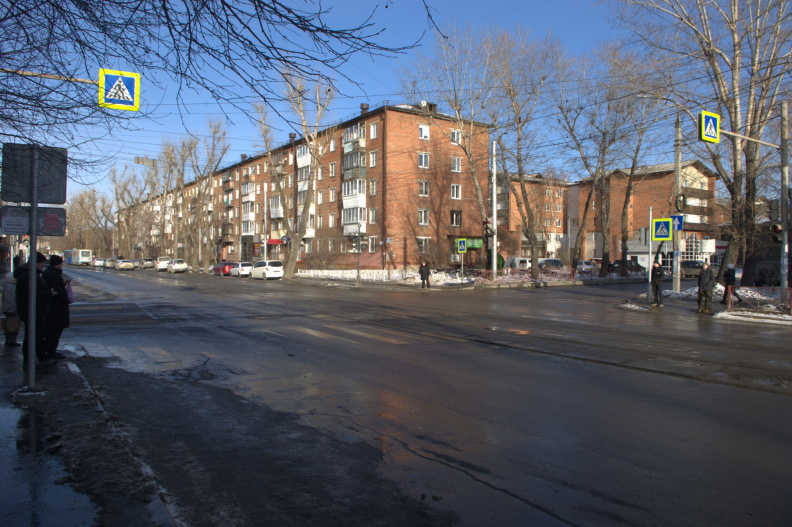 Перекрёсток улиц Тимирязева и Карла Либкнехта