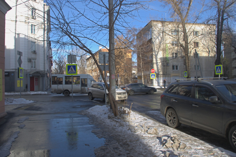 Перекрёсток улицы Киевской с переулком Пионерским