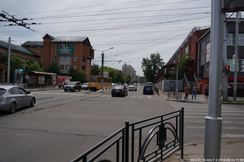 Улица Партизанская вид от улицы 1-й Советской