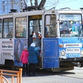 Трамвай № 174 на остановке Музей Декабристов