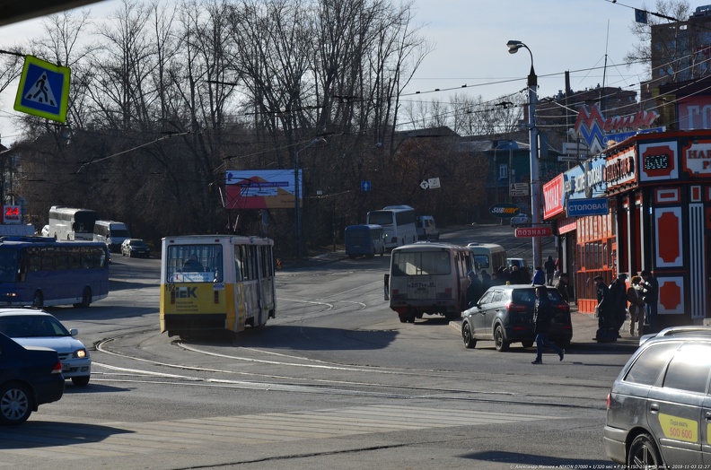 Трамвай № 192 пошёл в гору на Чайку