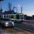 Трамвай № 241 в новогоднем убранстве