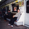 В вагоне питерского метро 2001 год