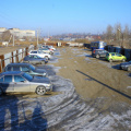 Обычная автостоянка Иркутска