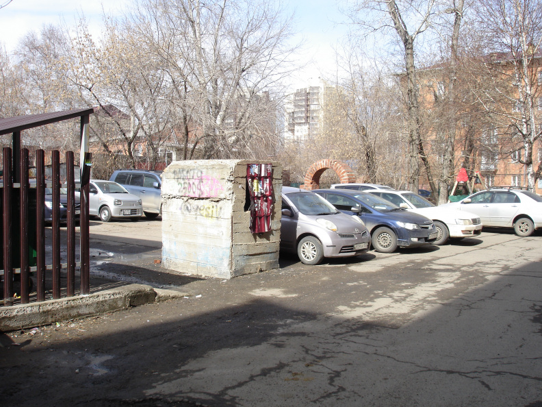 Оголовок вентиляционной шахты убежища ГО