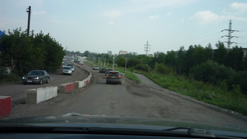 Объездной путь на время ремонта улицы Баррикад