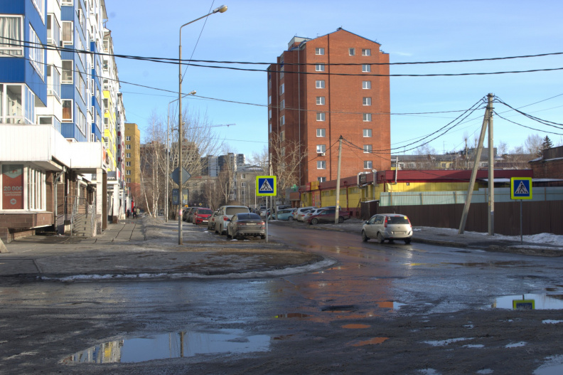 Улица Поленова от улицы Ямской