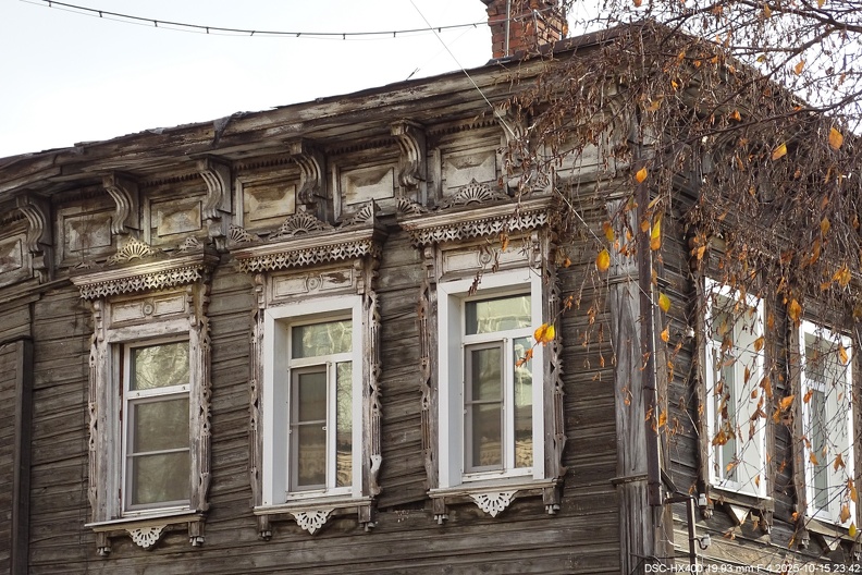 Верхний этаж деревянного дома