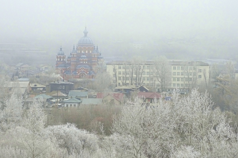 Осеннее утро в предместье Рабочем